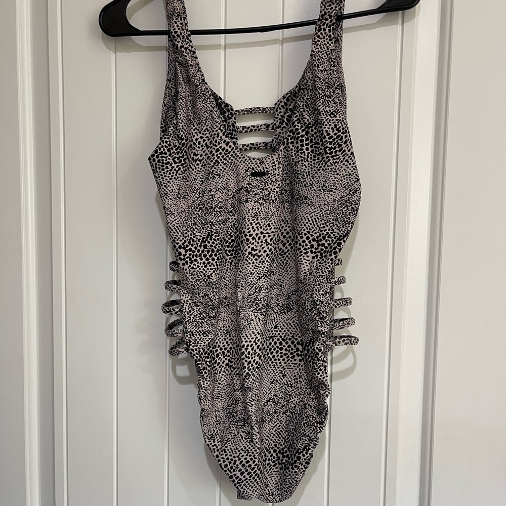 Volcom Black and White One Piece Swimwear